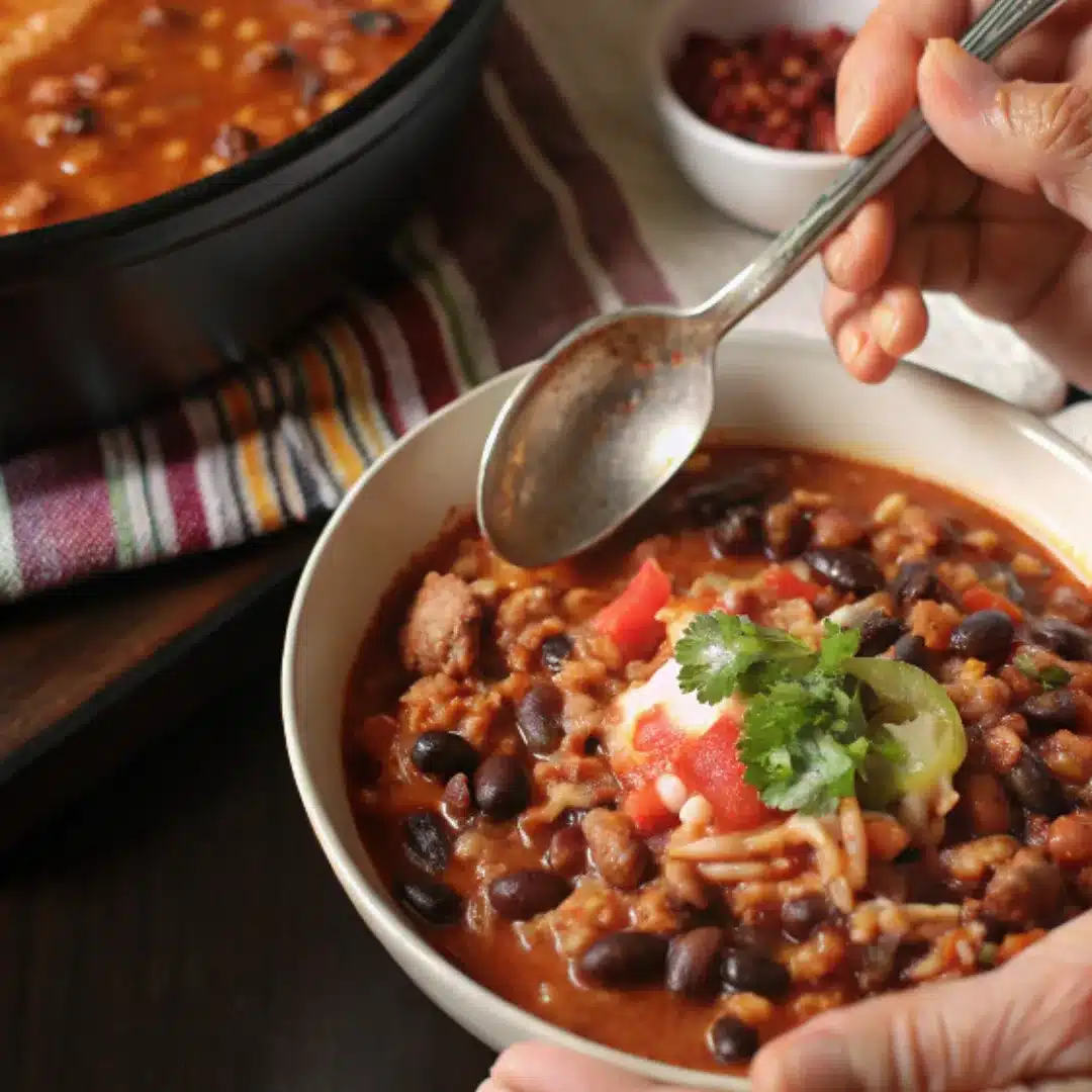 Jalapeño Chili Pepper – Hearty, Spicy, and Full of Flavor Bowl of spicy chili topped with sour cream, cilantro, and sliced jalapeños