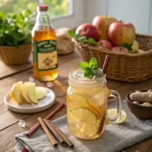 Brazilian Mounjaro Recipe with Apple Cider Vinegar: The Secret Belly Fat Buster 7 Brazilian mounjaro recipe with apple cider vinegarrazilian mounjaro recipe with apple cider vinegar, lemon, cinnamon, and fresh apples on a rustic table