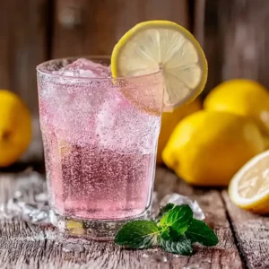 Pink Salt Weight Loss Recipe: Does This Viral Detox Actually Work? 3 A refreshing glass of pink salt weight loss recipe garnished with lemon and mint