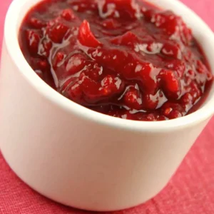 Raspberry Jalapeno Sauce: A Sweet & Spicy Favorite You’ll Want to Make Again 2 Bowl of vibrant raspberry jalapeno sauce